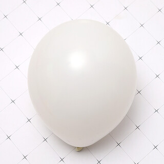100 x White Latex Standard 25cm 10inch Helium Balloons 