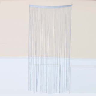 200x100cm Silver Glitter String Door Curtain 