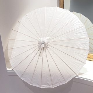12 x White Paper Japanese Umbrella Parasol 82cm