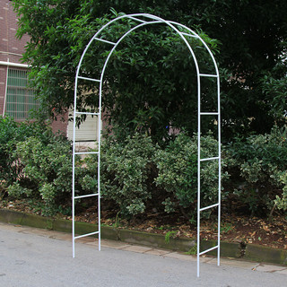 2.2M White Metal Decorative Arch For Garden Wedding Prom