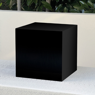 Black Square Cube Acrylic Table Riser 30x30x30cm