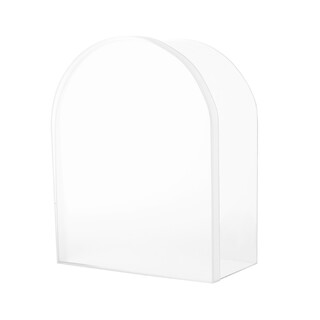 Acrylic Square Christening Gift Box Arch U-shape Frosted Top