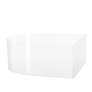 Acrylic Square Christening Gift Box Arch U-shape Clear Top