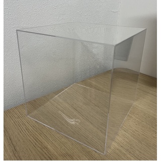 Clear Square Cube Acrylic Table Riser 30x30x30cm