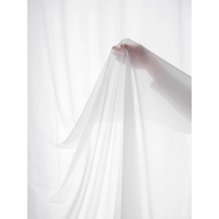 White Chiffon Backdrop Curtain 3mWx 1.4mL