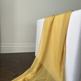 Gold Chiffon Fabric Drape 10m